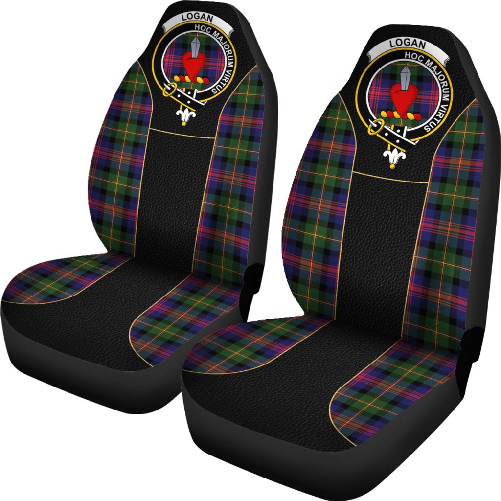 Logan Tartan Crest Car Seat Cover - Special Version