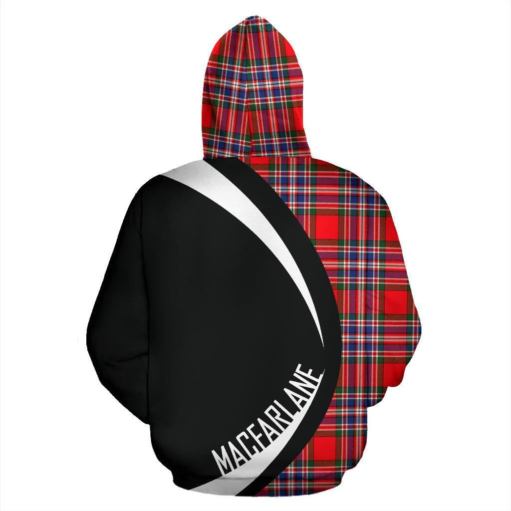 MacFarlane Modern Tartan Crest Hoodie - Circle Style