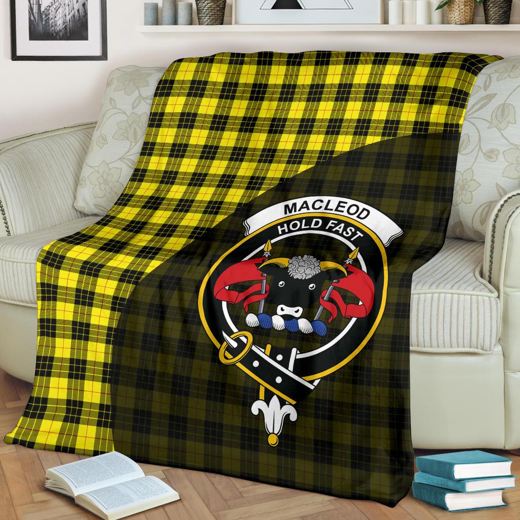 MacLeod of Lewis Family Modern Tartan Crest Blanket