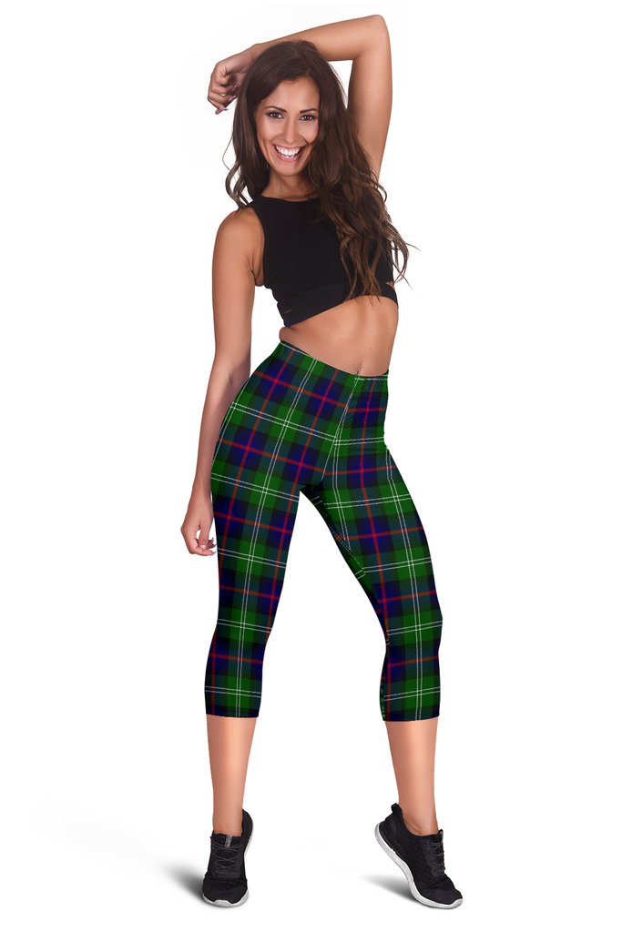 Sutherland Modern Tartan Capris Leggings