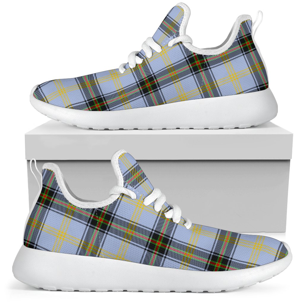 Bell of the Borders Tartan Mesh Knit Sneakers