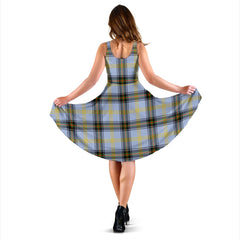 Bell of the Borders Tartan Midi Dress