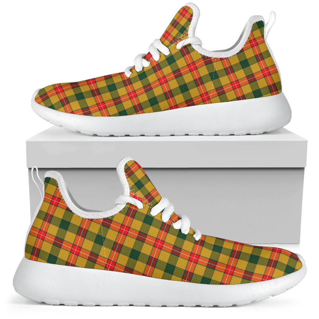 Baxter Family Tartan Mesh Knit Sneakers