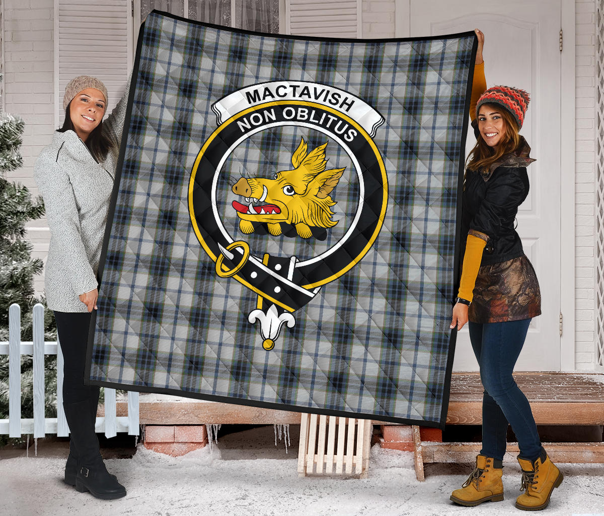 MacTavish of Dunardry Dress Tartan Quilt - SP