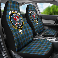 Cockburn Tartan Crest Car Seat Cover