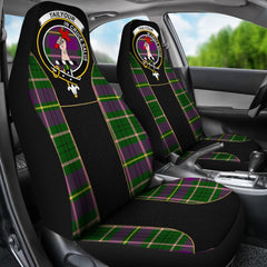 Tailyour (Or Taylor) Tartan Crest Car Seat Cover