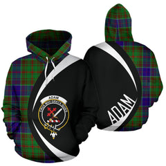 Adam Tartan Crest Hoodie - Circle Style