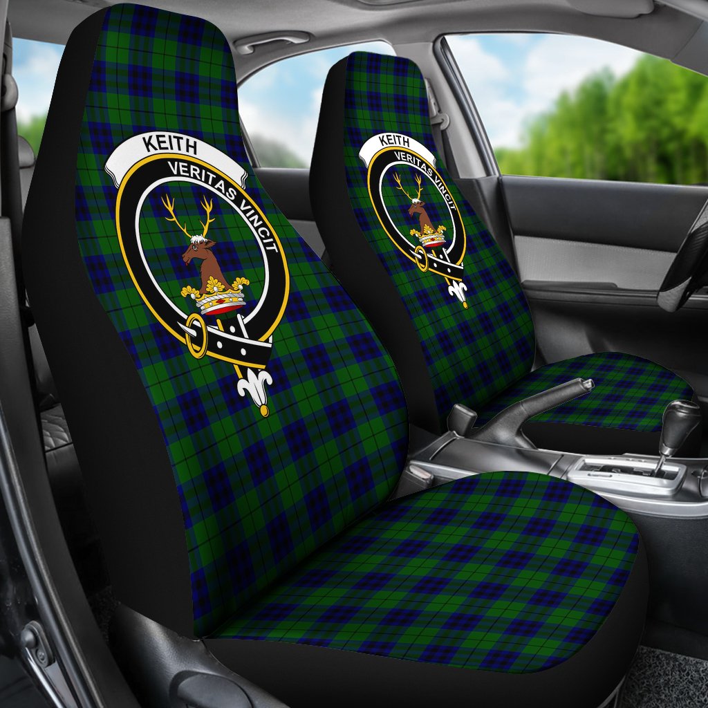 Keith Tartan Crest Car Seat Cover