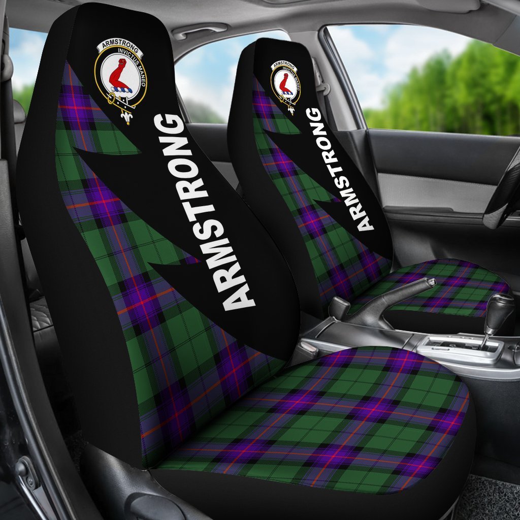 Armstrong Tartan Crest Car seat cover