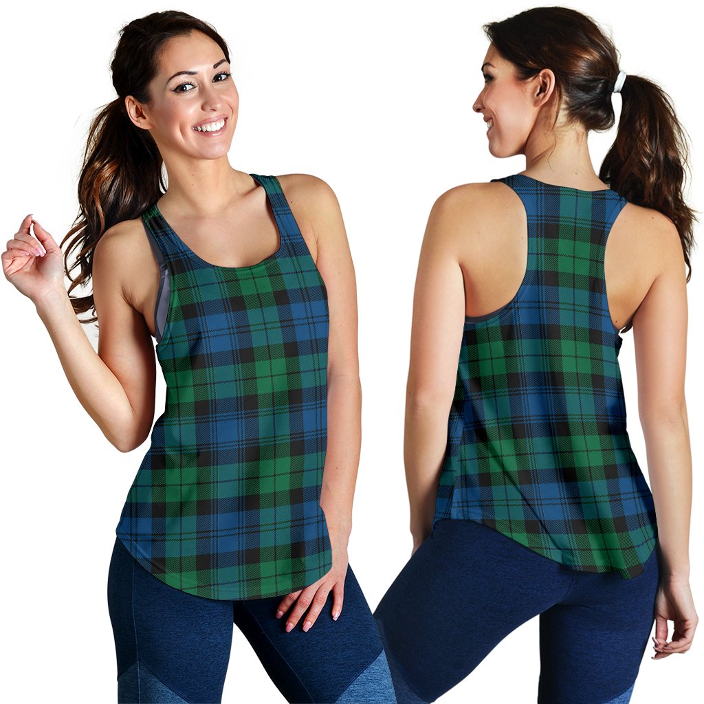 Blackwatch Ancient Tartan Women Racerback Tank Top