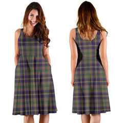 Taylor Weathered Tartan Midi Dress