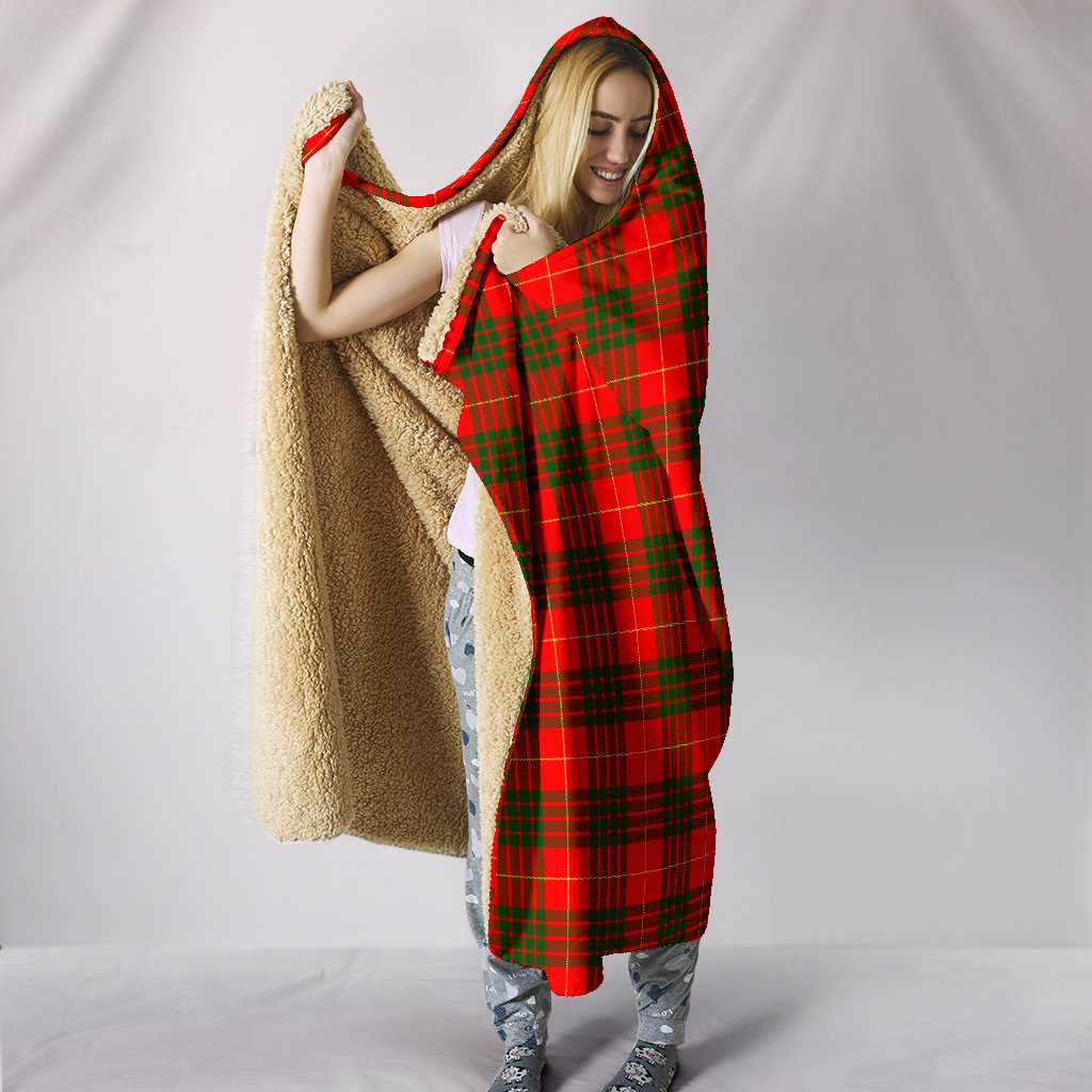 Cameron Modern Tartan Hooded Blanket