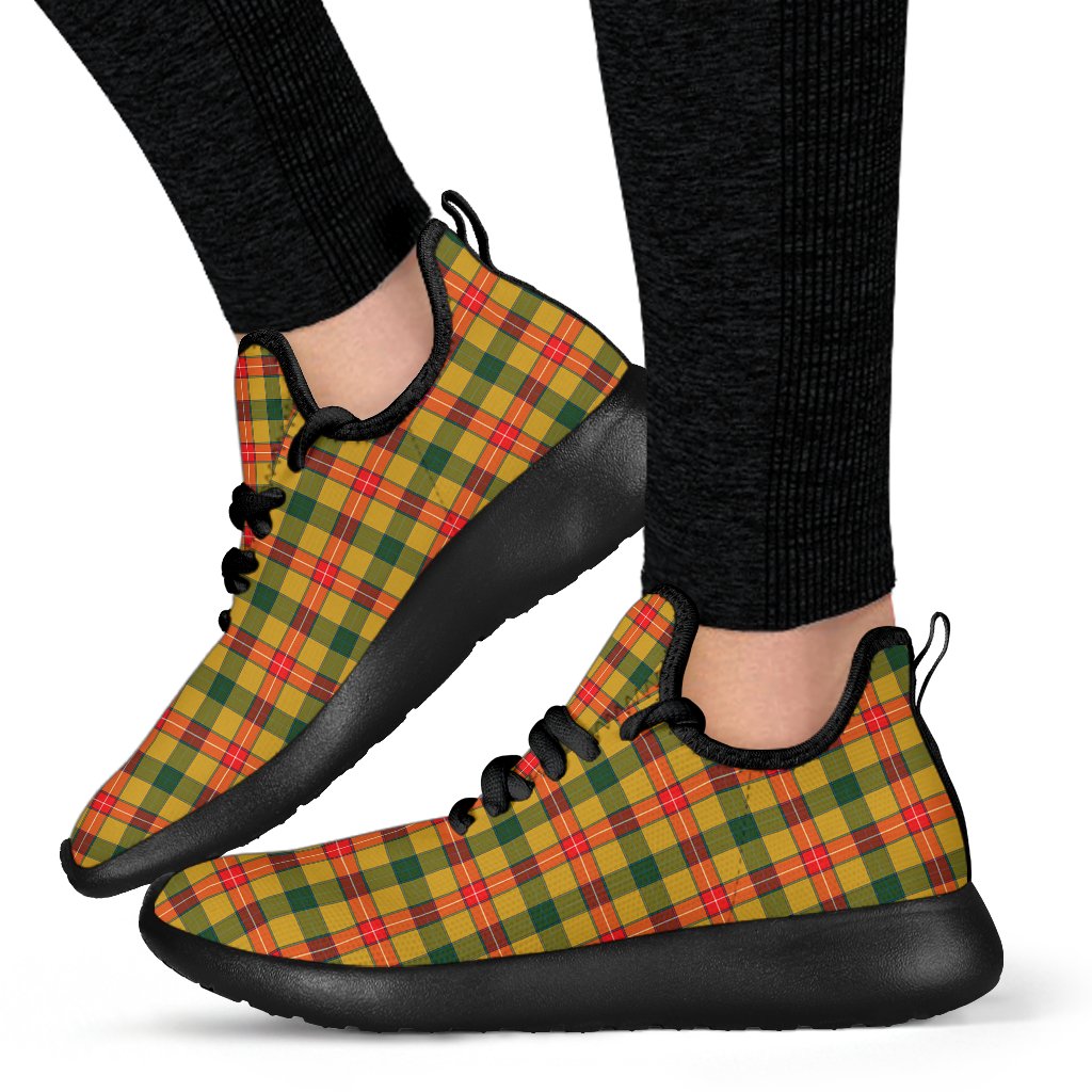 Baxter Family Tartan Mesh Knit Sneakers