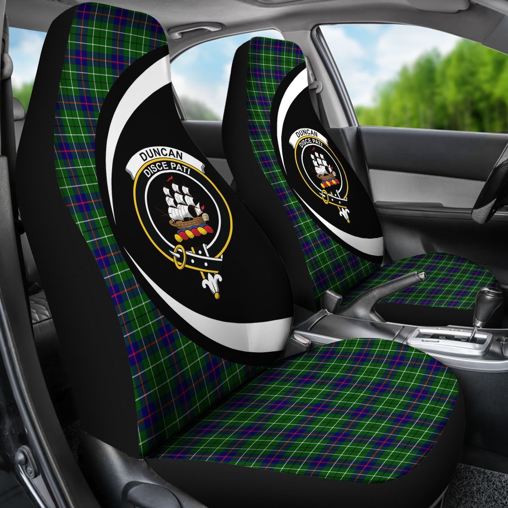 Duncan Modern Tartan Circle Style Car Seat Cover