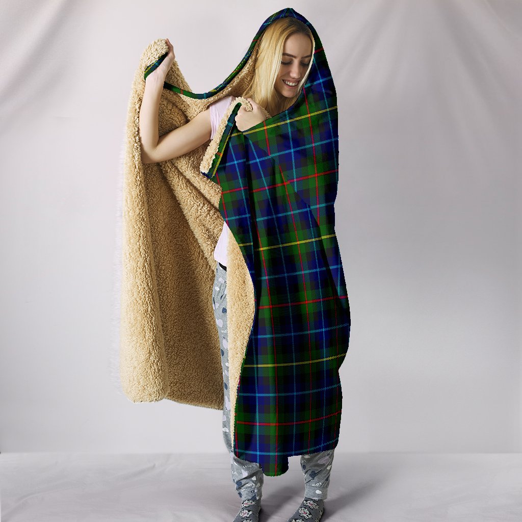 Smith Modern Tartan Hooded Blanket