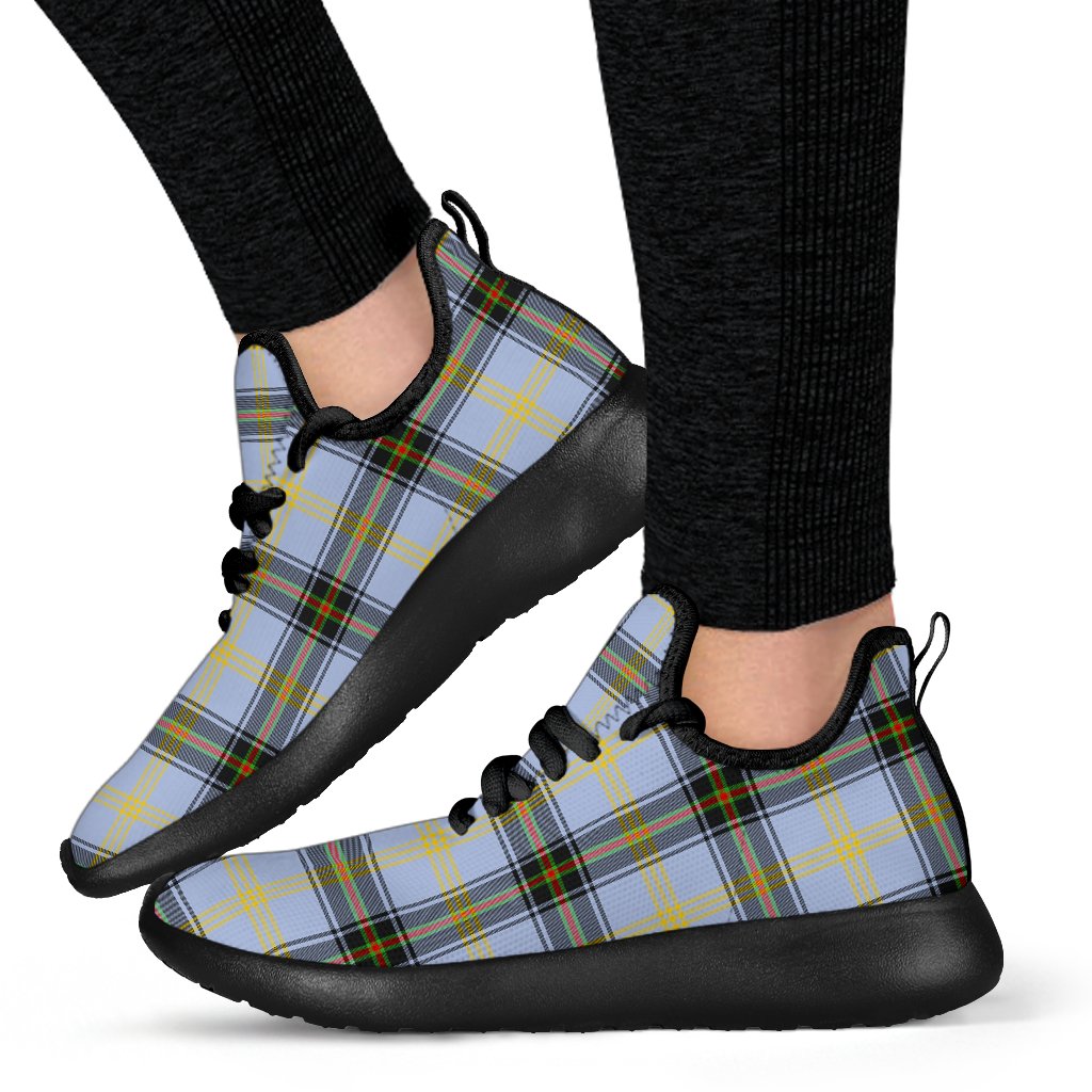 Bell of the Borders Tartan Mesh Knit Sneakers