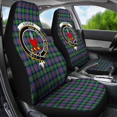 Logan Ancient Tartan Crest Car Seat Covers