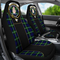 Lamont Tartan Crest Car seat cover