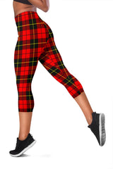 Wallace Hunting - Red Tartan Capris Leggings