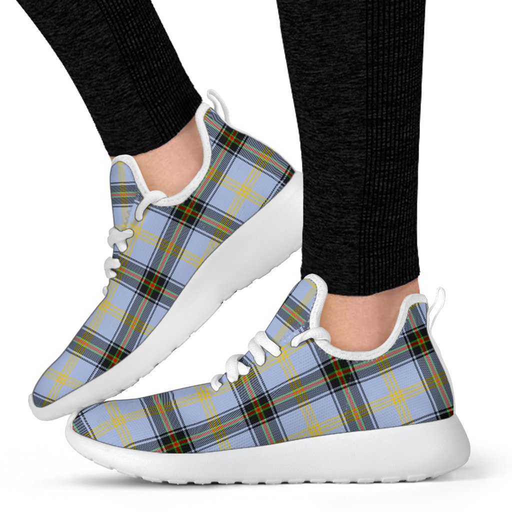 Bell of the Borders Tartan Mesh Knit Sneakers