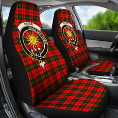 Kerr Tartan Crest Car Seat Cover