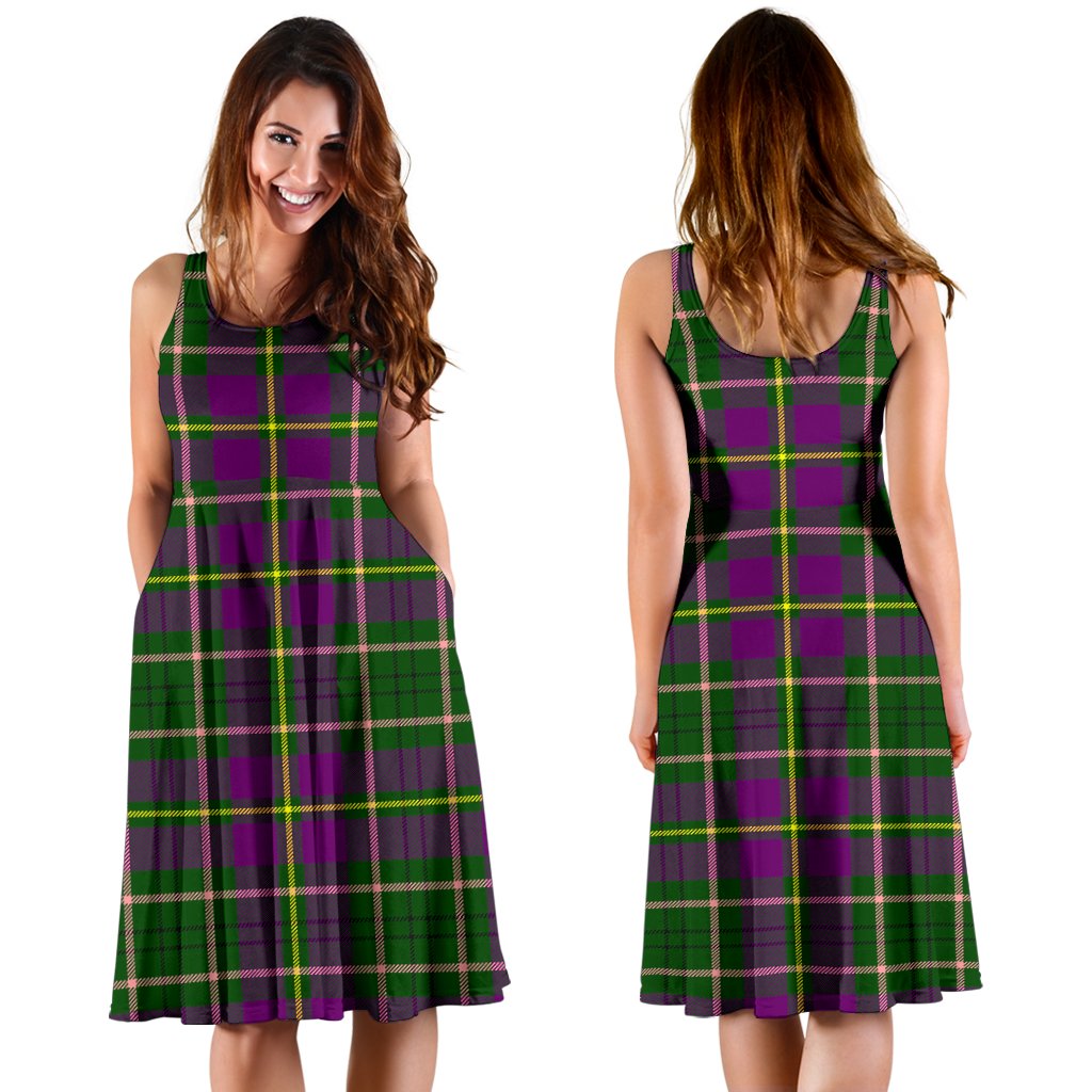 Taylor Family Tartan Midi Dress