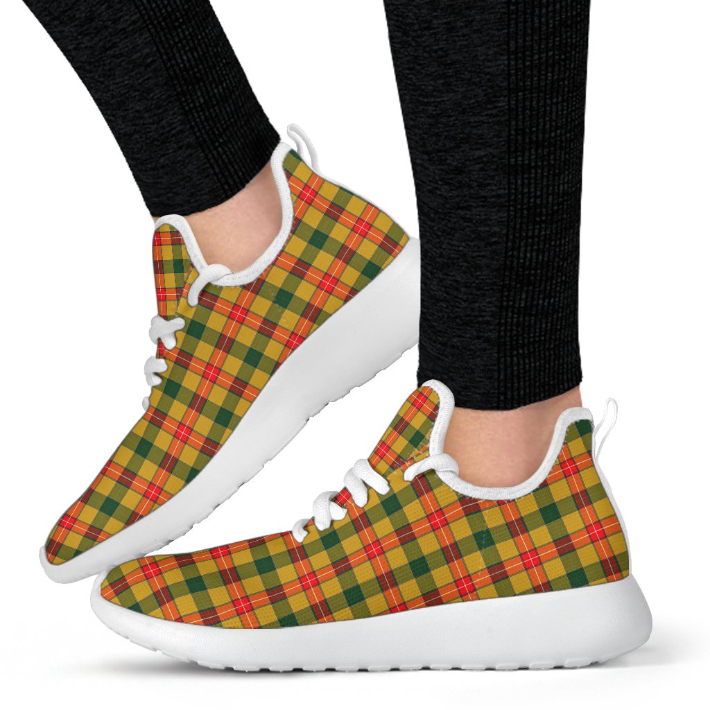 Baxter Family Tartan Mesh Knit Sneakers