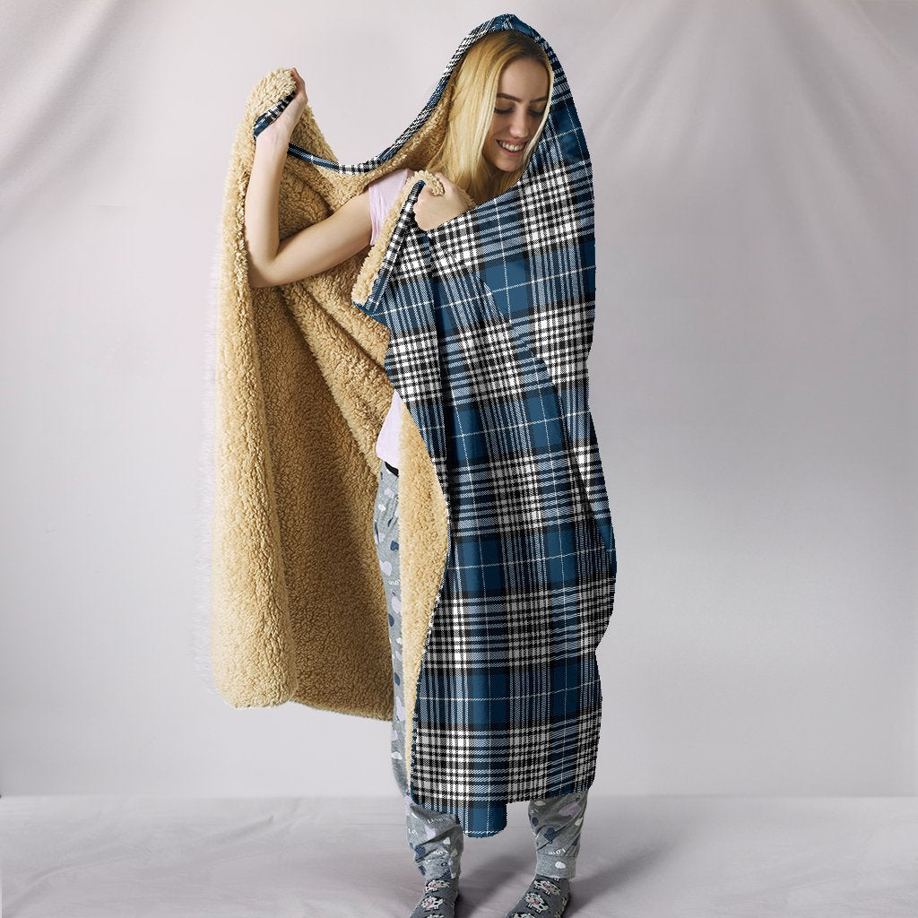 Napier Modern Tartan Hooded Blanket