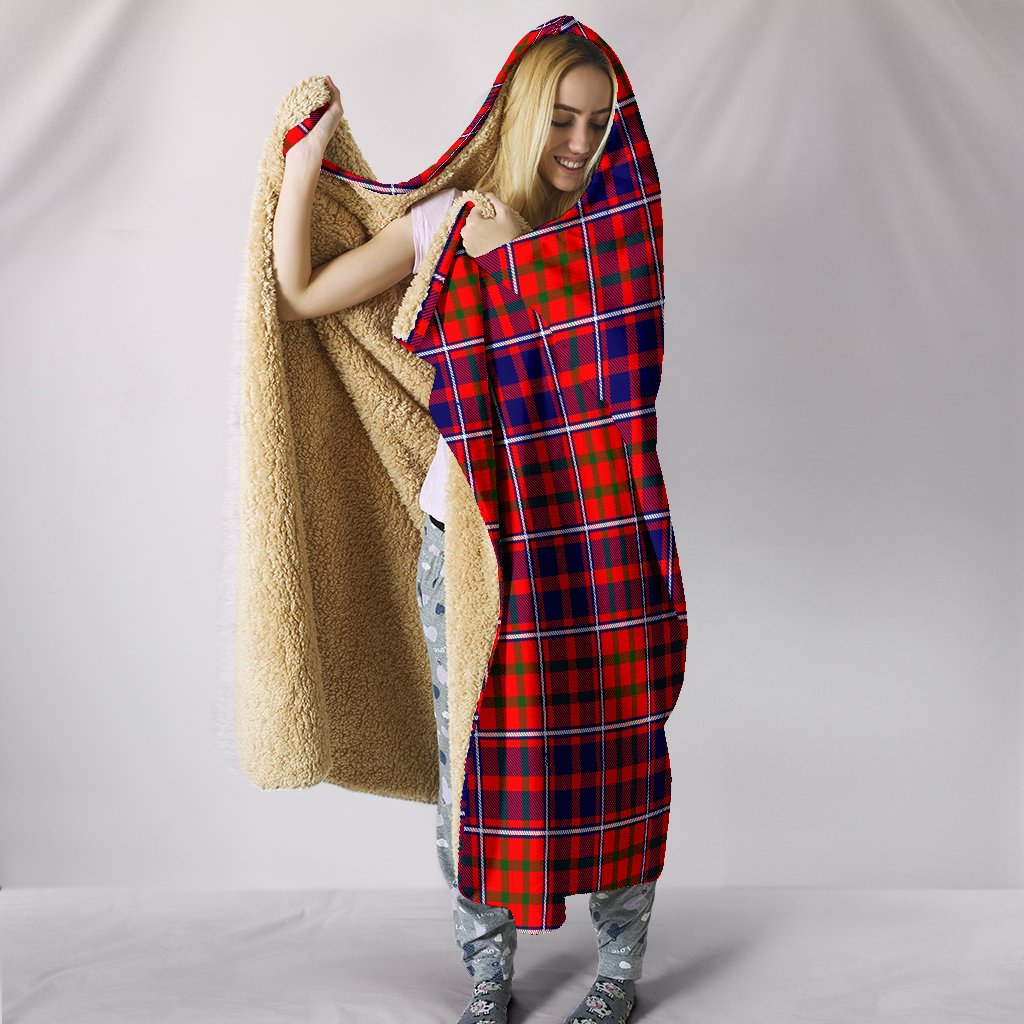 Cameron of Lochiel Modern Tartan Hooded Blanket