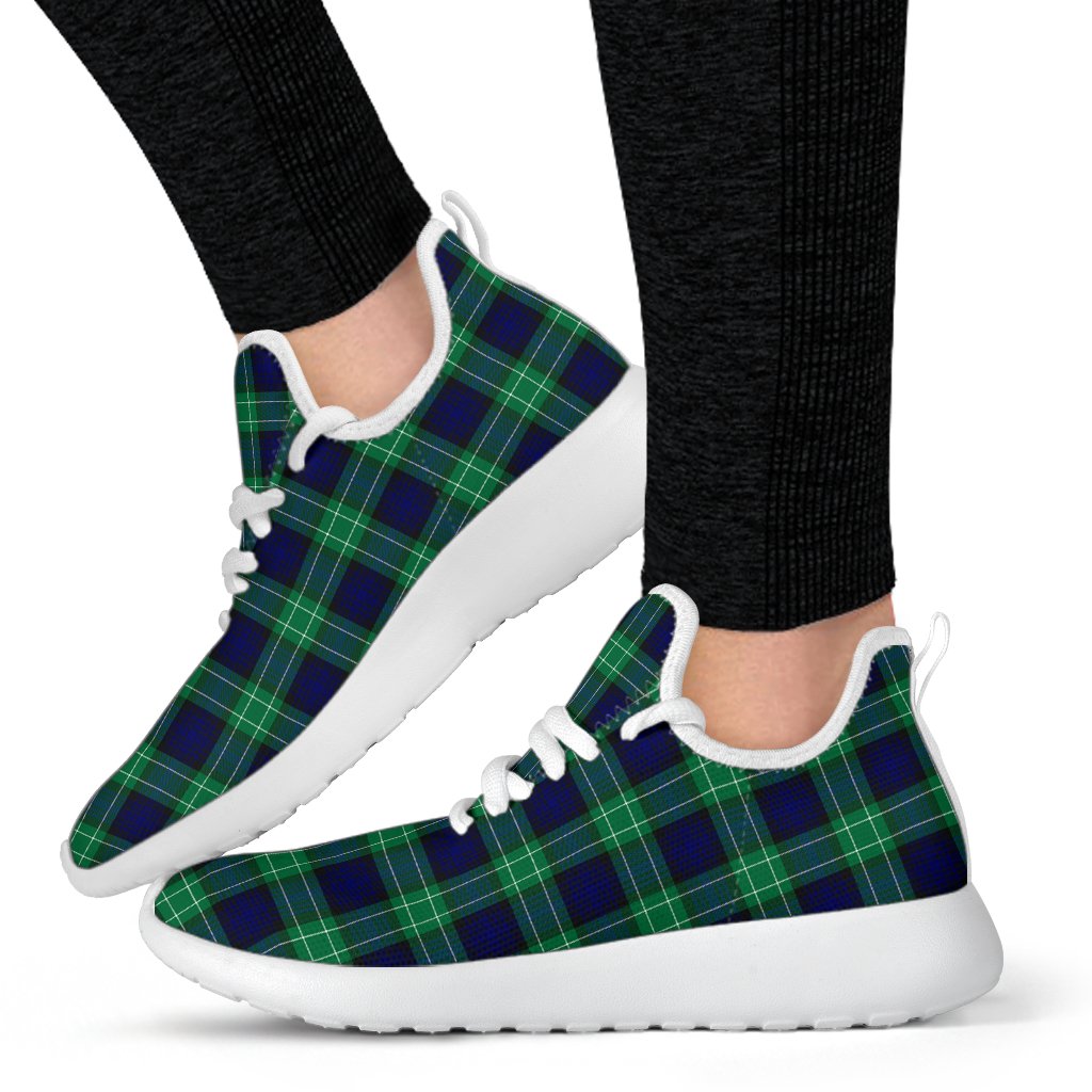 Abercrombie Family Tartan Mesh Knit Sneakers