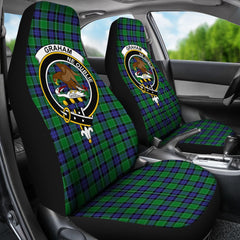 Graham of Menteith Modern Tartan Crest Car Seat Cover