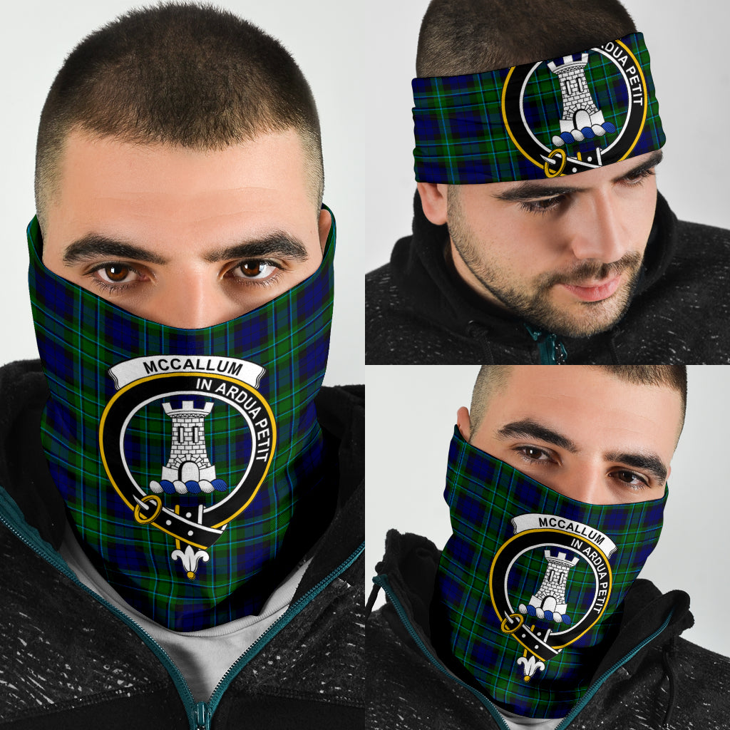 MacCallum Modern Tartan Crest Bandana - Neck Gaiter