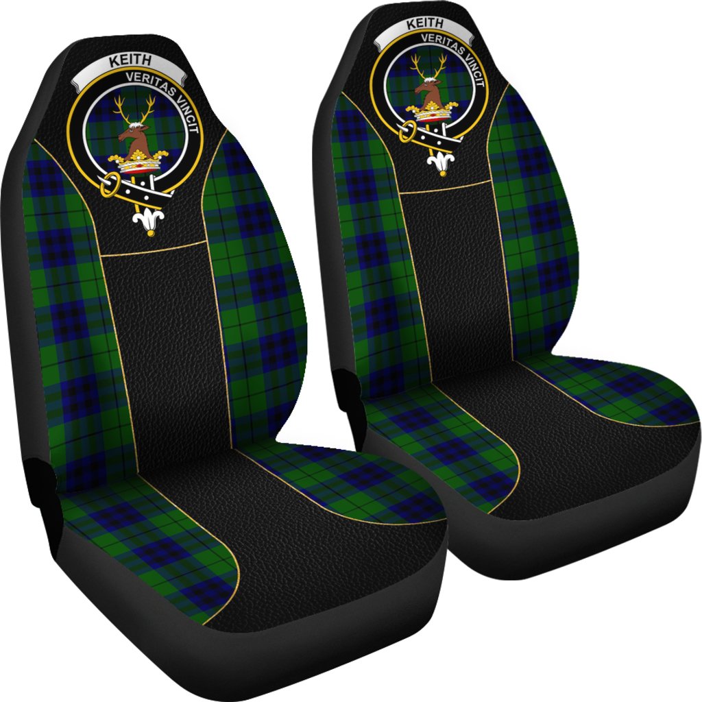 Keith Tartan Crest Car Seat Cover