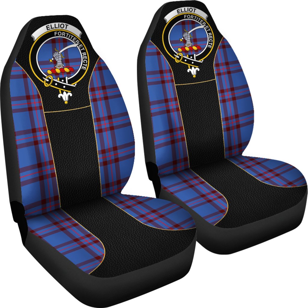 Elliot Tartan Crest Car Seat Cover