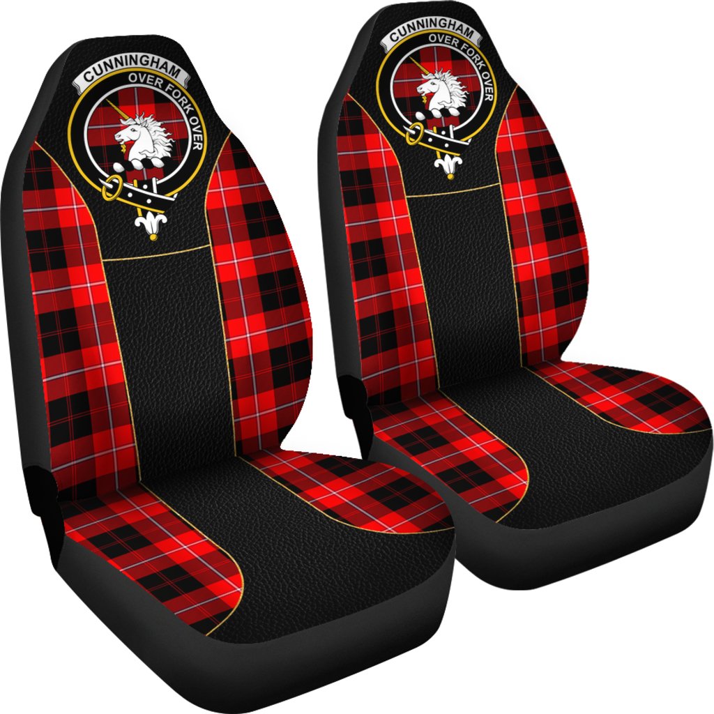 Cunningham Tartan Crest Special Style Car Seat Cover