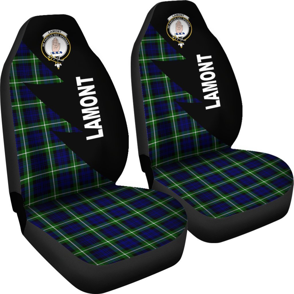 Lamont Tartan Crest Car seat cover