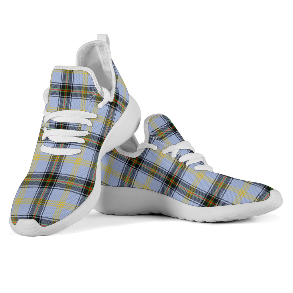 Bell of the Borders Tartan Mesh Knit Sneakers