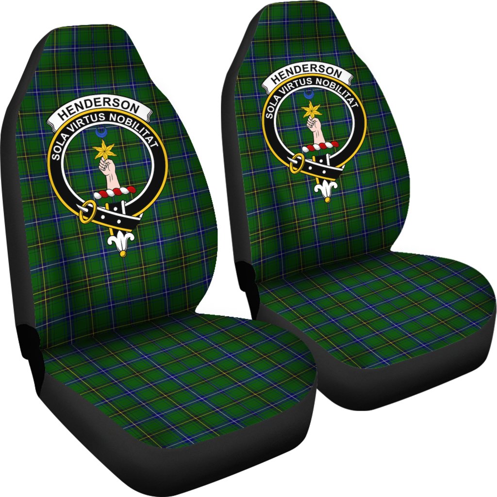 Henderson (Mackendrick) Family Modern Tartan Crest Car Seat Cover