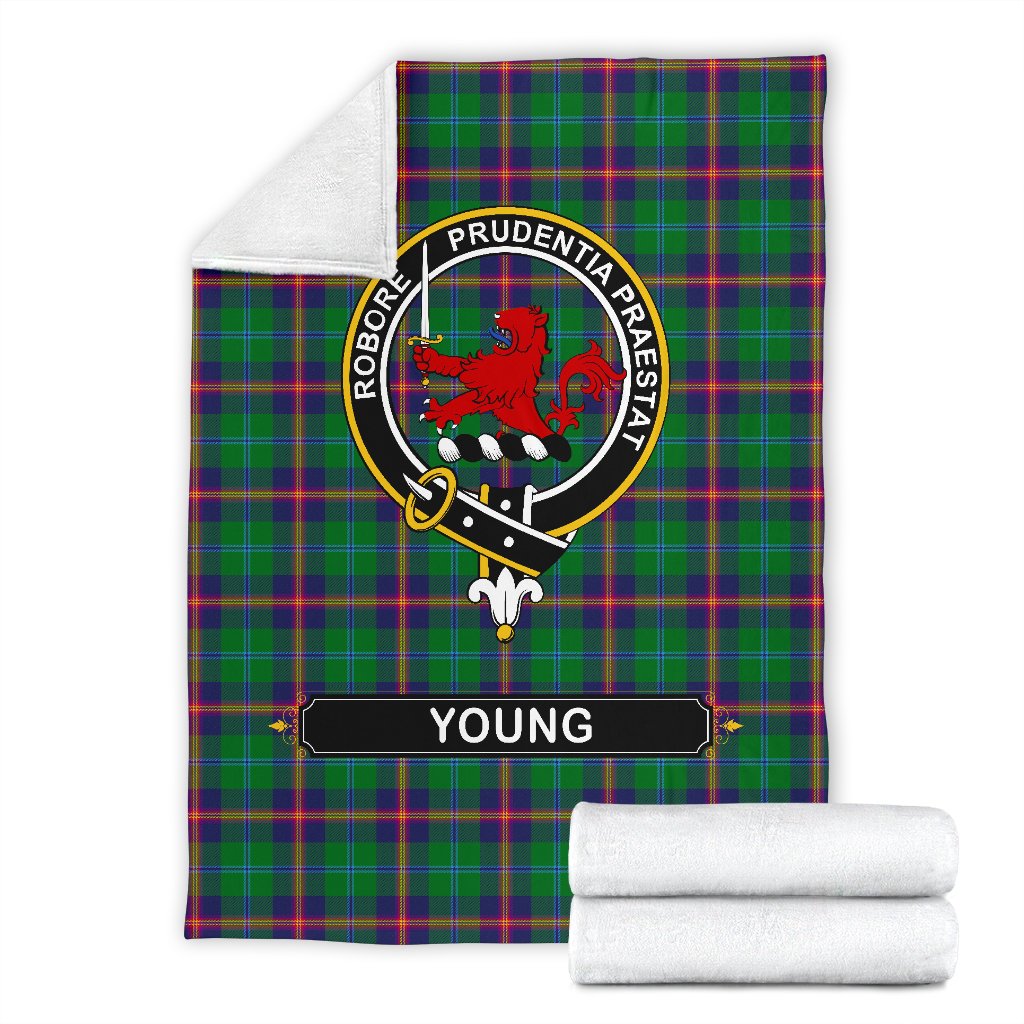 Young Family Tartan Crest Blankets