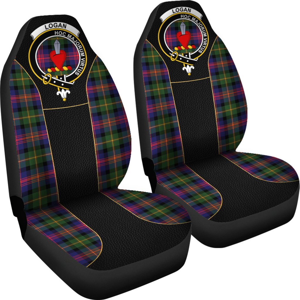 Logan Tartan Crest Car Seat Cover - Special Version