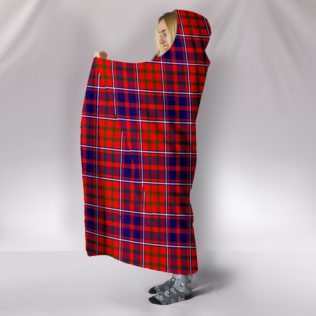 Cameron of Lochiel Modern Tartan Hooded Blanket