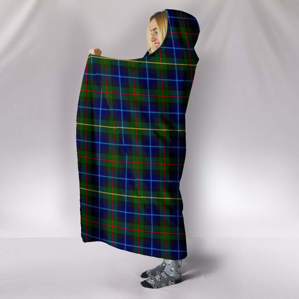 Smith Modern Tartan Hooded Blanket