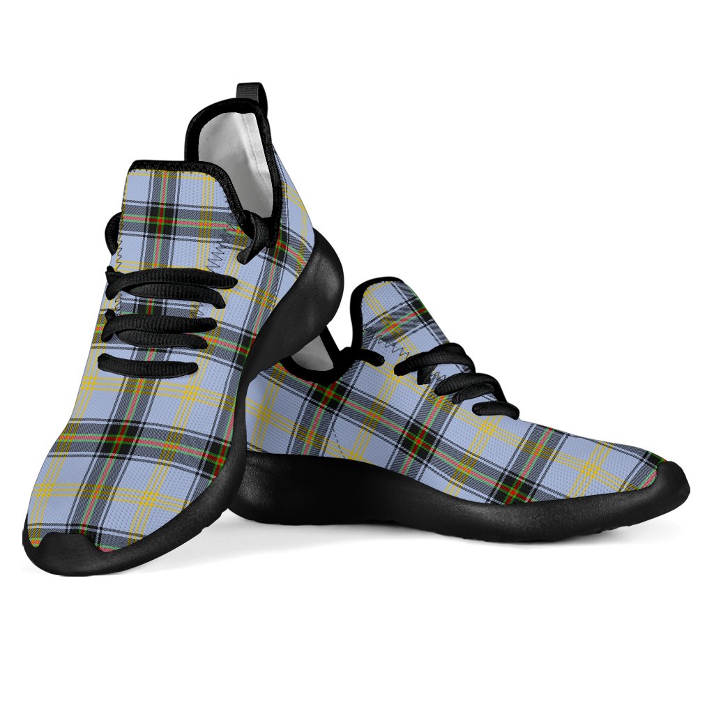 Bell of the Borders Tartan Mesh Knit Sneakers