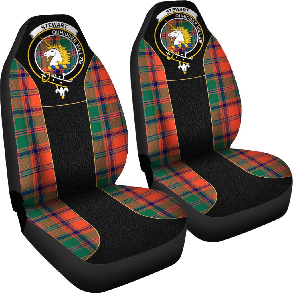 Stewart (Of Appin) Family Tartan Crest Car Seat Cover