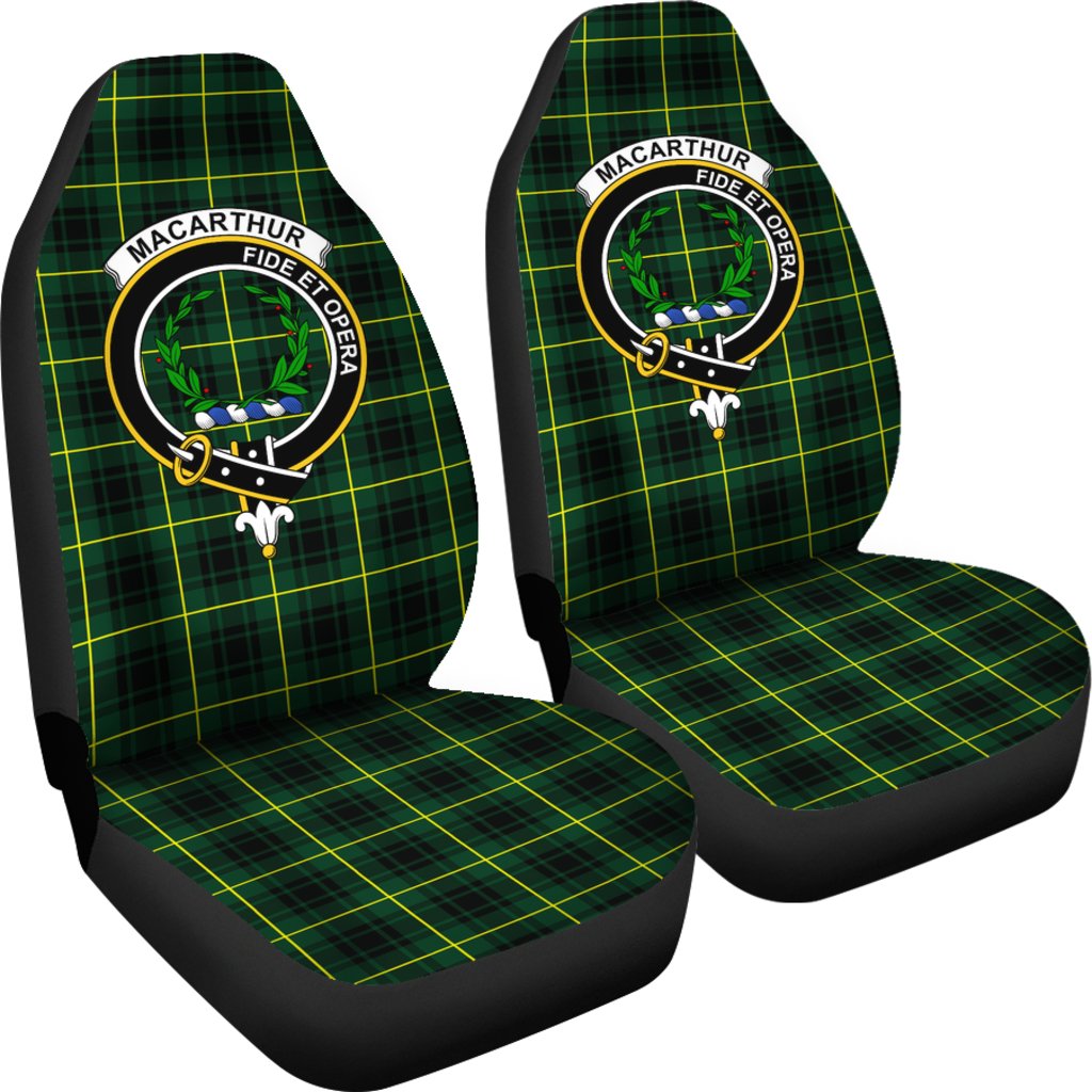 MacArthur Tartan Crest Car Seat Cover