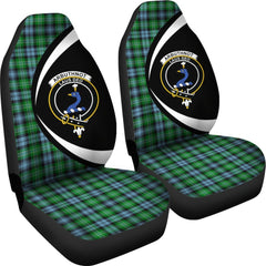 Arbuthnot Ancient Tartan Crest Circle Style Car Seat Cover