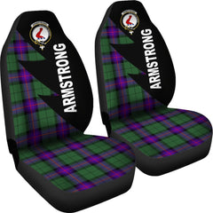 Armstrong Tartan Crest Car seat cover