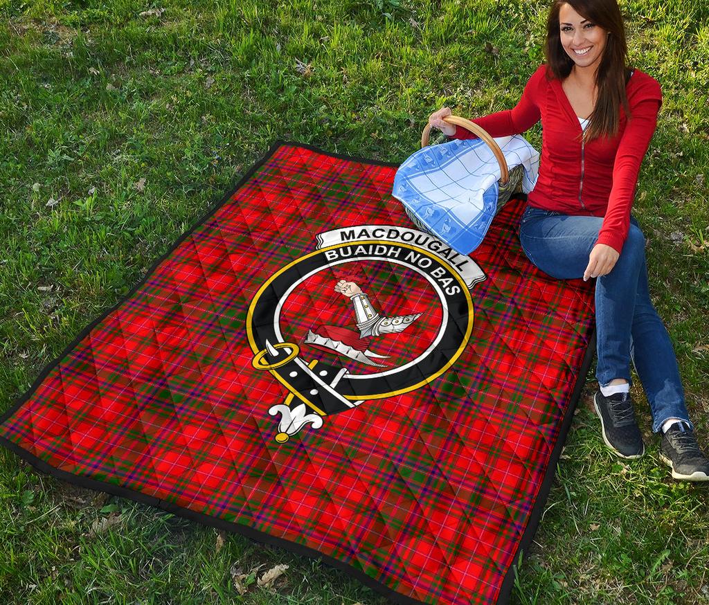 Macdougall Family Modern Tartan Quilt