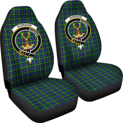 Gordon Modern Tartan Crest Car Seat Cover