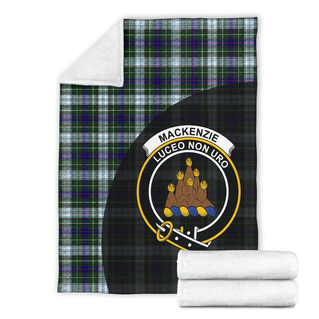 MacKenzie Tartan Crest Blanket Wave Style